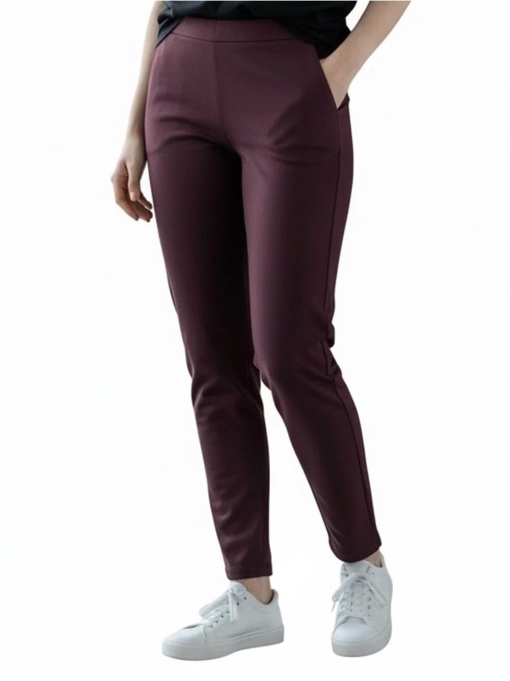 OGL tapered leg work pants in maroon small nwot